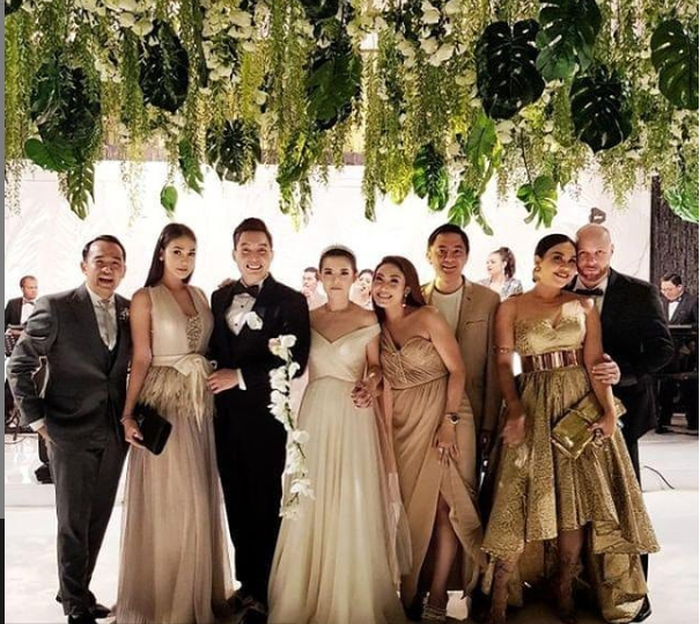 Geng Mantri Luna Maya di Pernikahan Edrick Tjandra