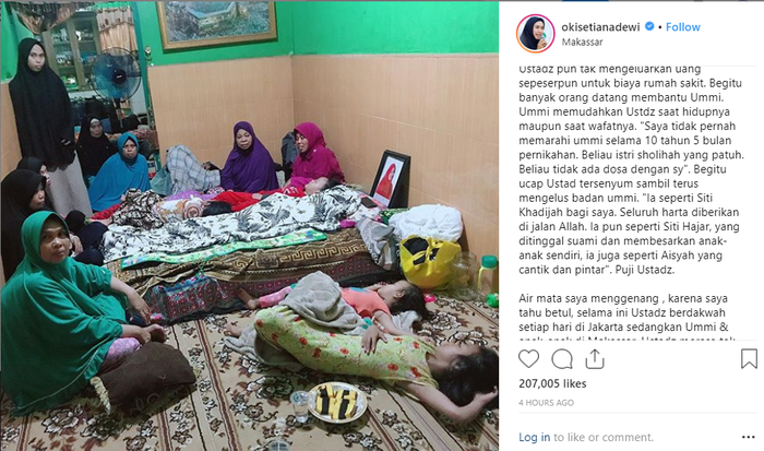 Istri Ustaz Maulana Meninggal Dunia, Sifat Asli