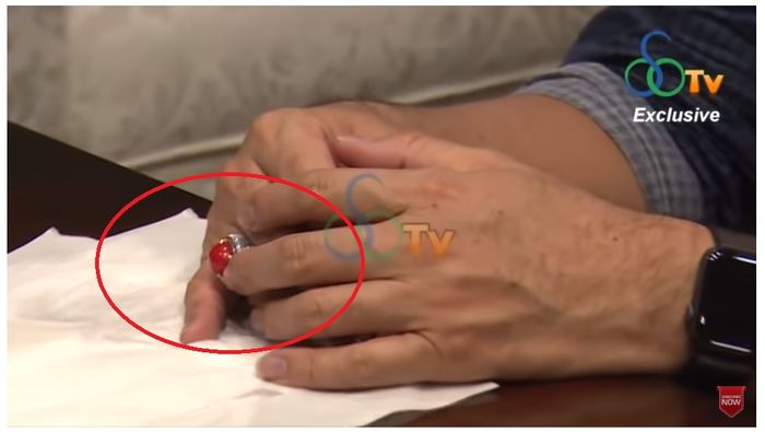 Cincin akik merah delima Ahok