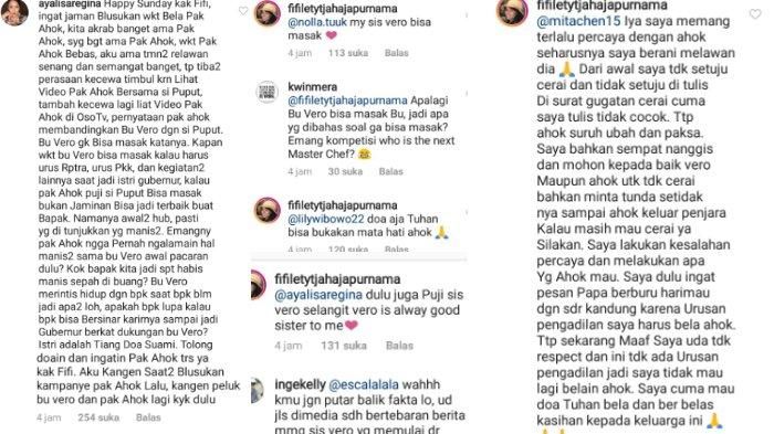 Fifi Lety membalas komentar netizen