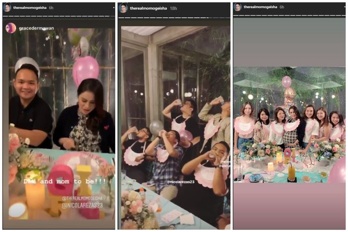 Jenis kelamin bayi Momo Geisha ketahuan saat Baby Shower