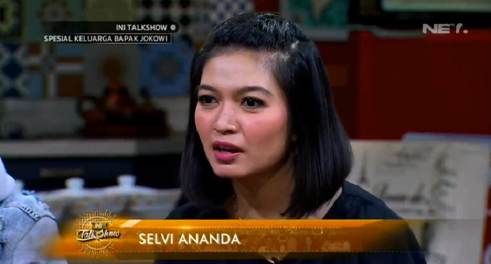 Penampilan Selvi Ananda, acara Ini Talkshow.