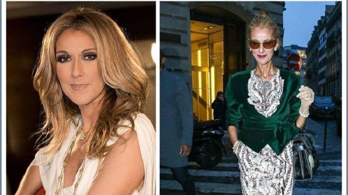 Celine Dion dulu dan sekarang.