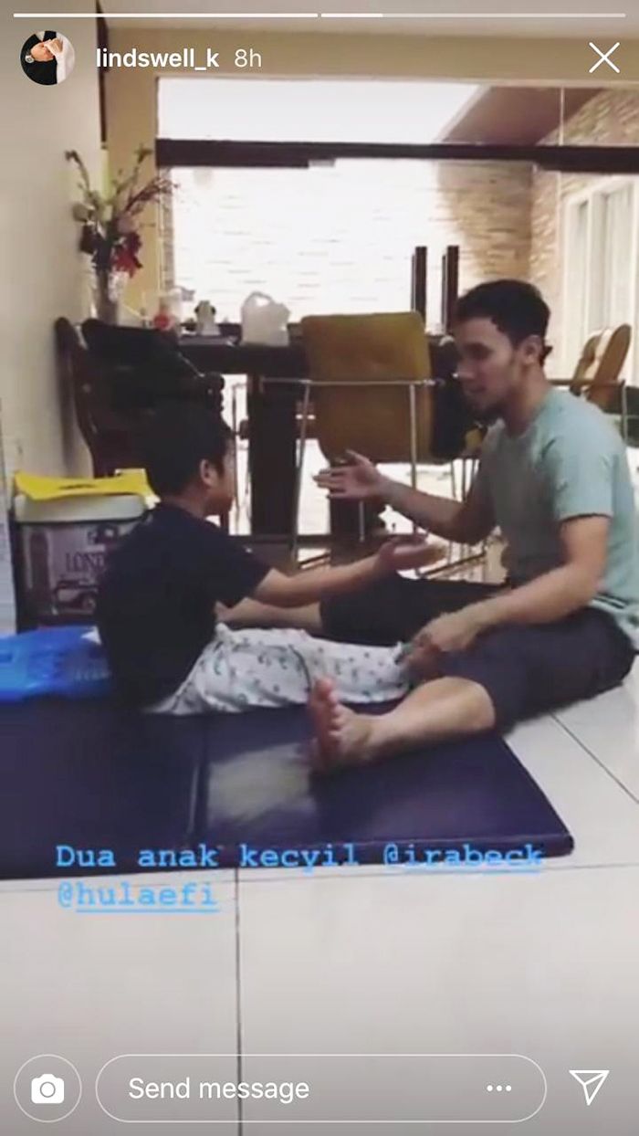 Rumah pasangan Lindswell Kwok dan Ahmad Hulaefi