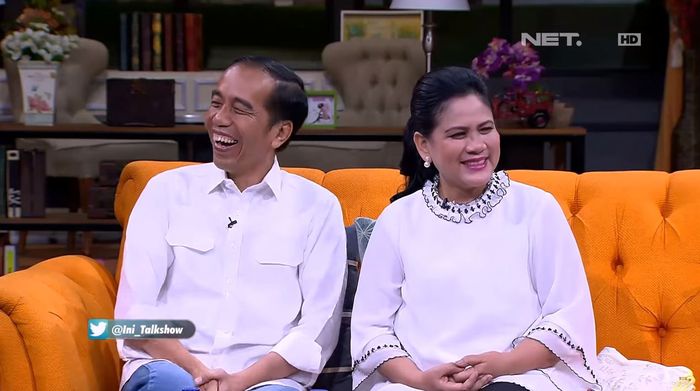Ibu Iriana Jokowi terlihat tampil cantik dan memesona saat tampil di acara televisi