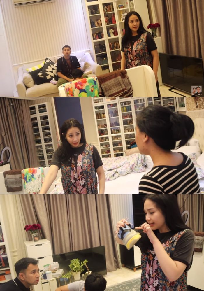 Nagita Slavina marah besar ke Raffi Ahmad karena sepatunya tertukar dengan sepatu KW