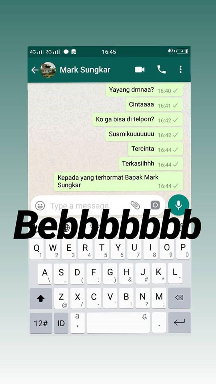Chattingan Mark Sungkar dan Santi Asoka Mala