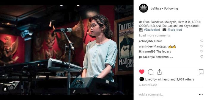 Dul Jaelani sedang menjalani sesi latihan terakhir bersama personel Dewa 19. Sepertinya, Dul Jaelani akan menggantikan sang ayah untuk menjalani konser di Malaysia nanti.