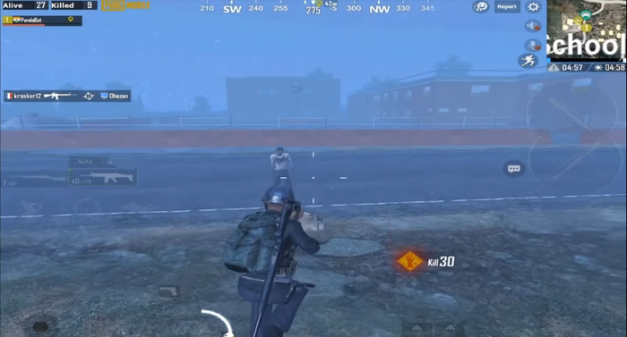Tampilan Zombie Mode: Sunset di PUBG Mobile