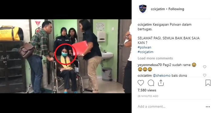 Kondisi Vanessa Angel setelah mendapat pertolongan medis