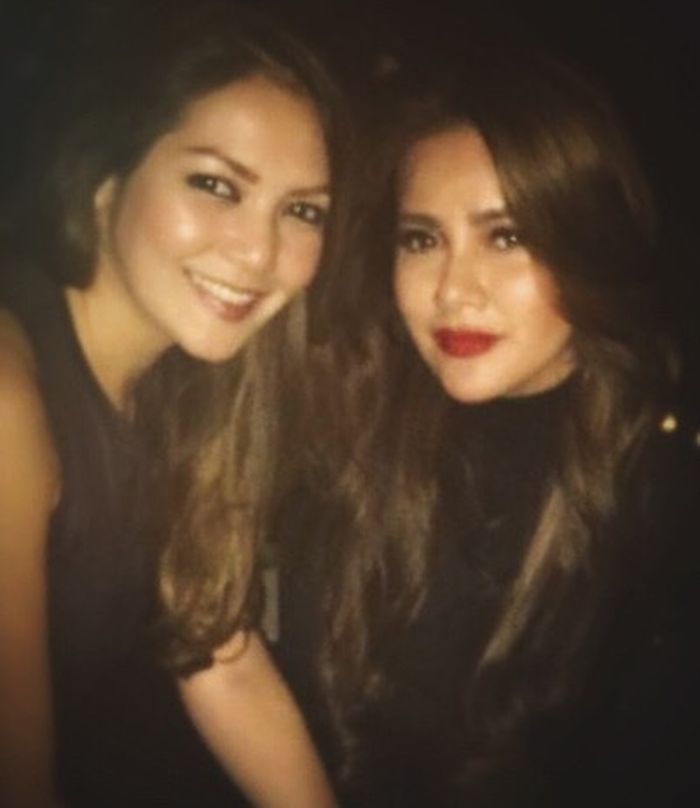 Melina bersama Olla Ramlan