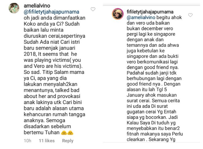 Fifi Lety tak terima dirinya disebut penyebab perceraian Ahok dan Veronica Tan