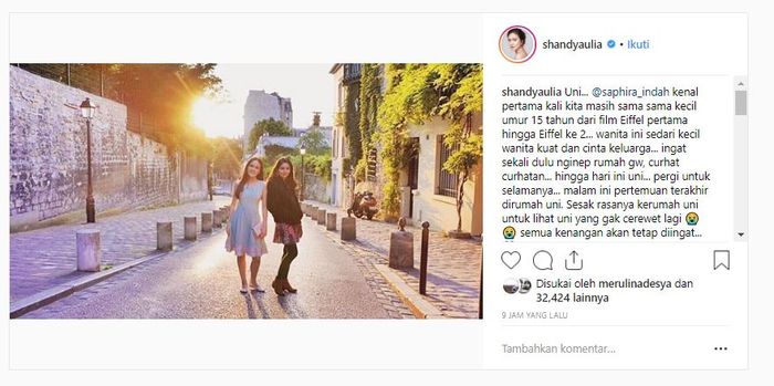 Shandy Aulia dan Saphira Indah