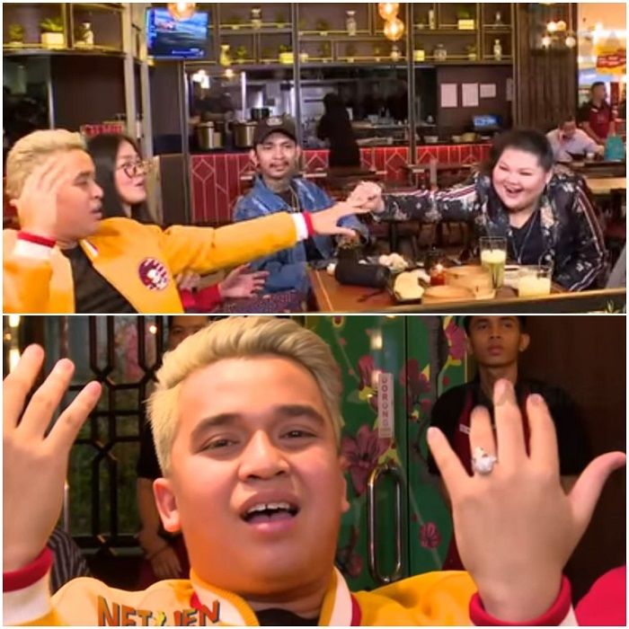 Aleta Molly berikan berlian untuk Billy Syahputra
