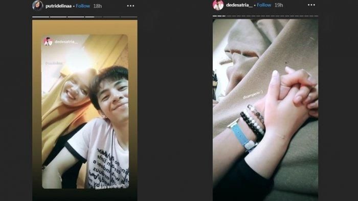 Kedekatan Dede Satria dan Putri Delina