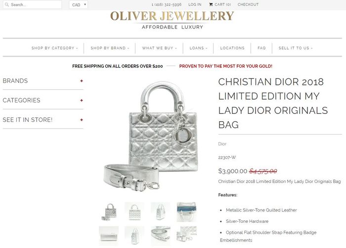 Christian Dior 2018 Limited Edition My Lady Dior