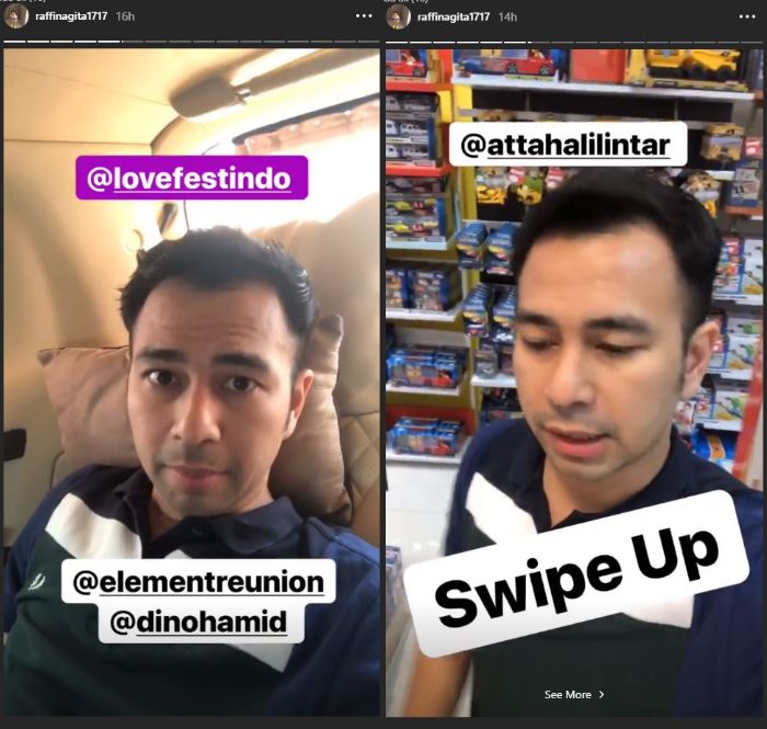 Aktivitas Raffi Ahmad 