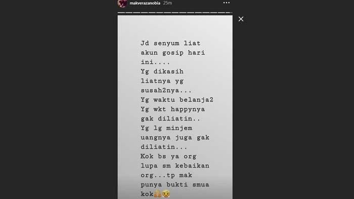 Jawaban Mak Vera atas tudingan miring yang diarahkan padanya