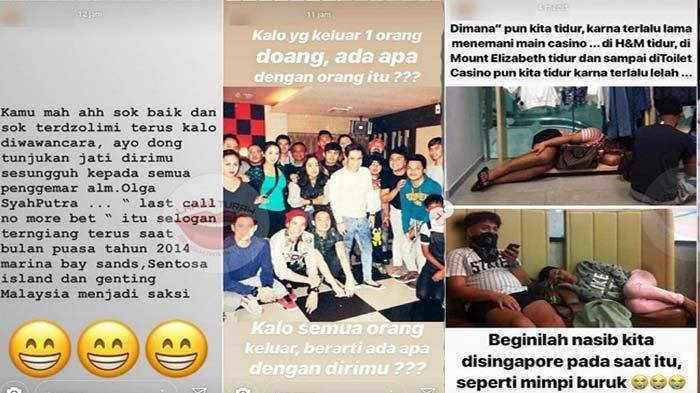 Tulisan mantan asisten Olga Syahputra yang mengatakan (Mak Vera) kerap berjudi