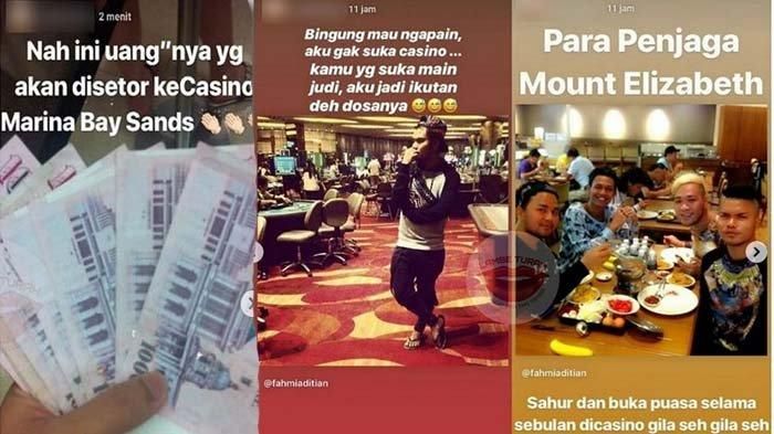 Voucher judi yang sempat difoto oleh mantan asisten Olga Syahputra
