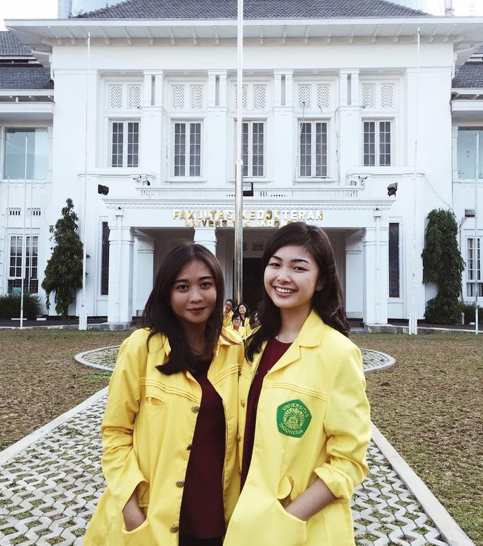 Elisa Jonathan menempuh pendidikan di Fakultas Kedokteran Universitas Indonesia. (Instagram/elisajonathan)