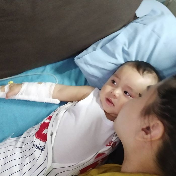 Putra Vicky Shu dirawat di rumah sakit