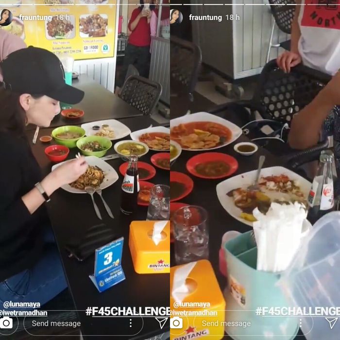 Jelang Pernikahan Reino Barack dan Syahrini, Luna Maya Tertangkap Kalap Makan Bersama Penyiar Kondang Ini