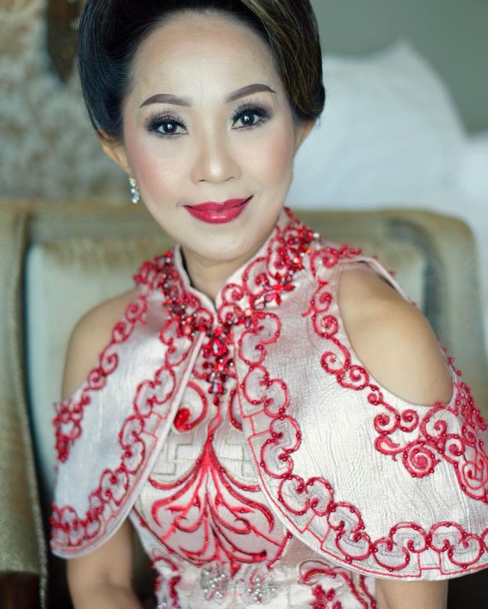 Potret ibunda Yuanita Christiani dalam acara Sanjit