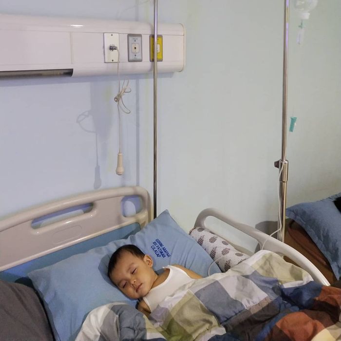 Putra Vicky Shu dirawat di rumah sakit