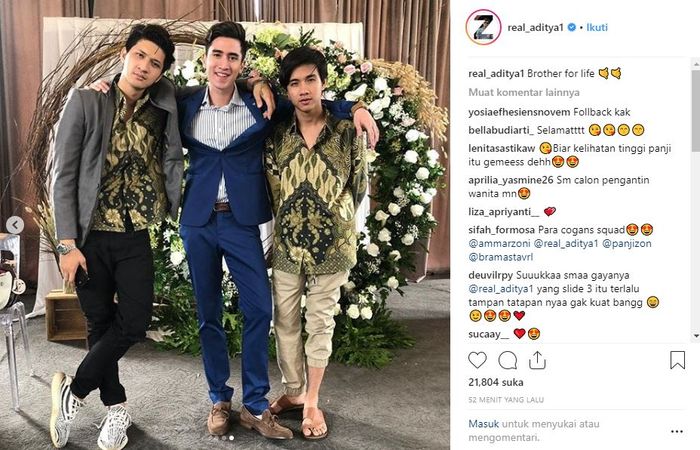 Kaki si bungsu Panji Zoni jadi sorotan warganet
