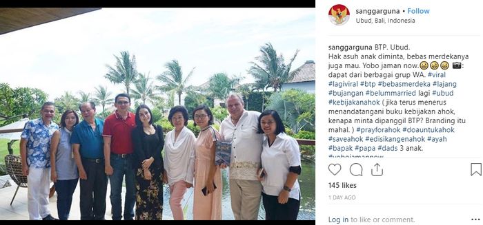 Ahok dan Puput di Bali