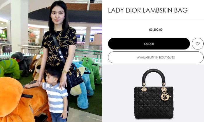 Penampilan simpel Selvi Ananda menantu Presiden Jokowi saat pakai tas branded dari Lady Dior Lambskin Bag