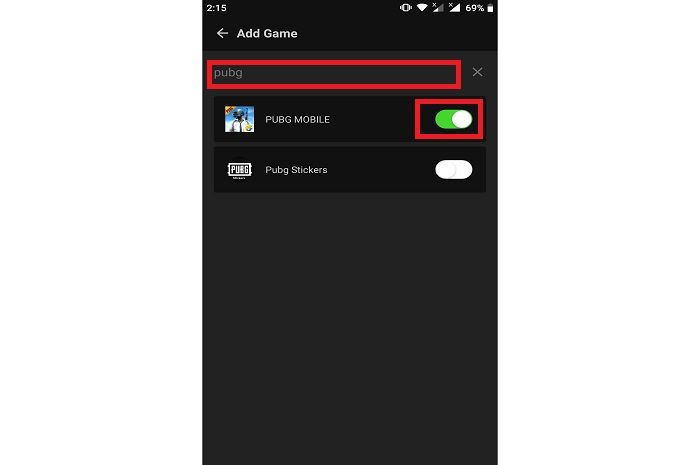 Pilih game yang akan dimainkan