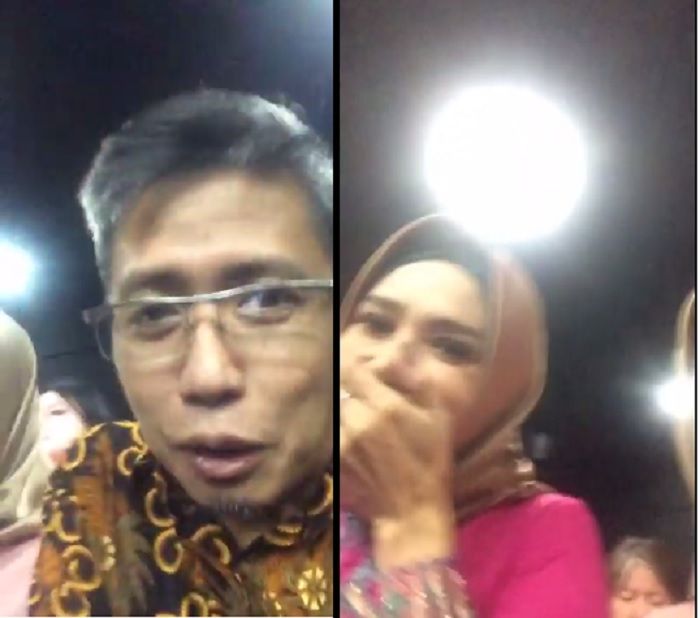 Mulan Jameela bertemu mantan suami di acara wisuda anak