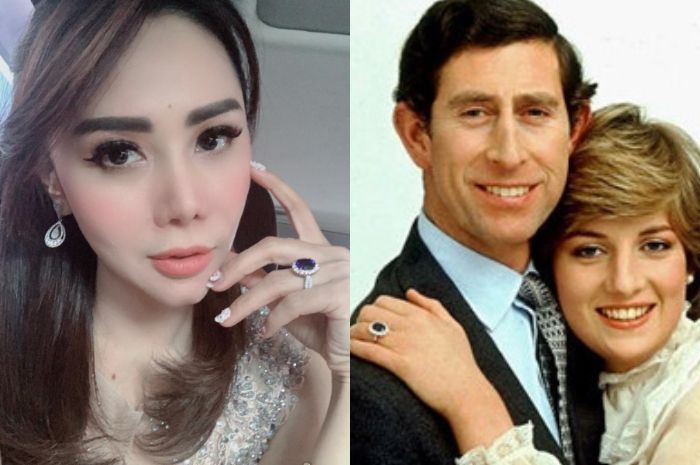 Cincin Berlian Femmy Permatasari yang Mirip dengan Milik Lady Diana