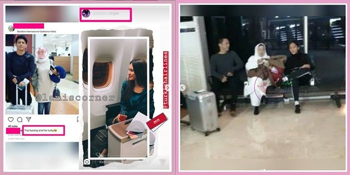 Ariel dan Pevita terciduk ke Turki bersama