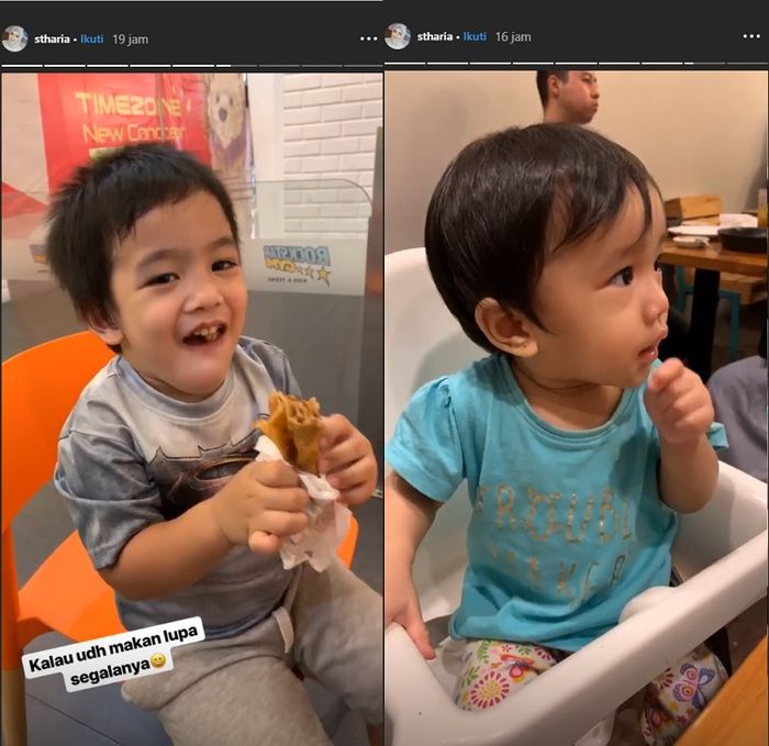 Keseruan anak Zumi Zola makan di restoran