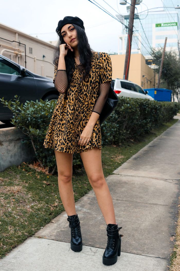 Printed dress yang cocok untuk Gemini