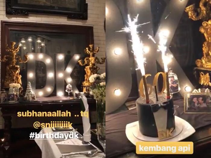 Perayaan ulang tahun suami siti nurhaliza
