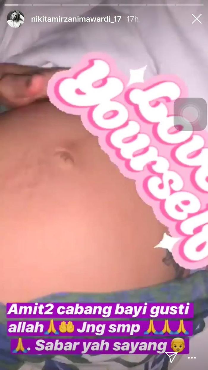 Nikita Mirzani pamer foto kandunganya