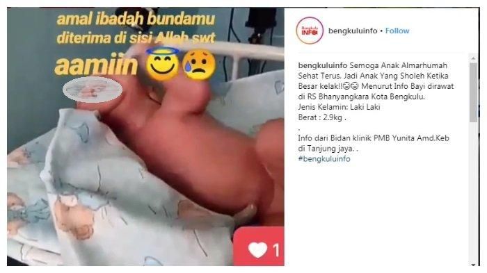 Kondisi bayi yang lahir dari ibu yang perutnya dibelah oleh sang ayah