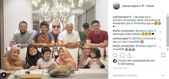 Kumpul keluarga Sungkar, Yofina, istri Yusuf tak terlihat hadir dan tak disebut