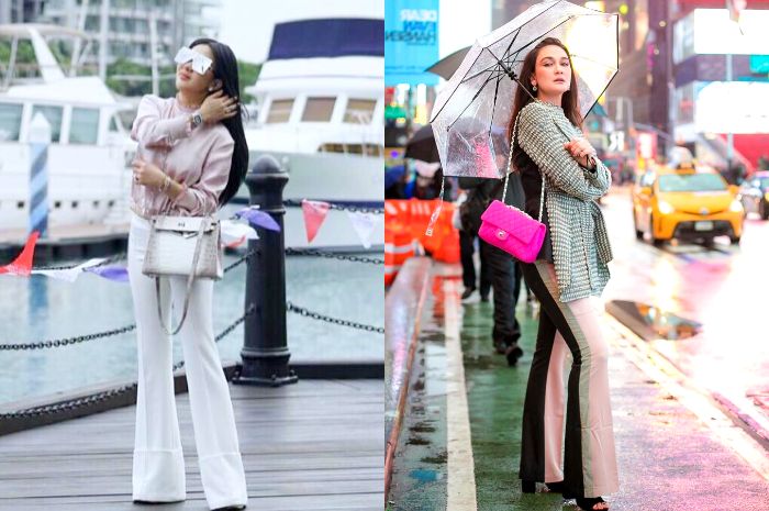 Penampilan Syahrini vs Luna Maya