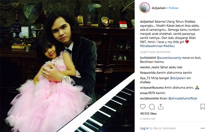 Ucapan selamat ulang tahun dari Dul untuk Safeea
