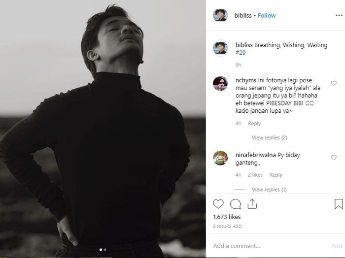 Unggahan Bibi di hari ulang tahunnya