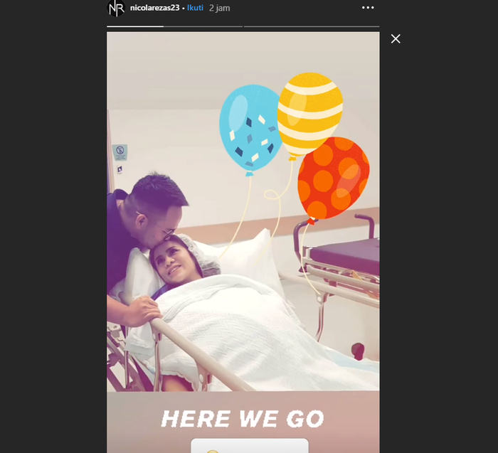 Potret Momo Geisha akan melahirkan