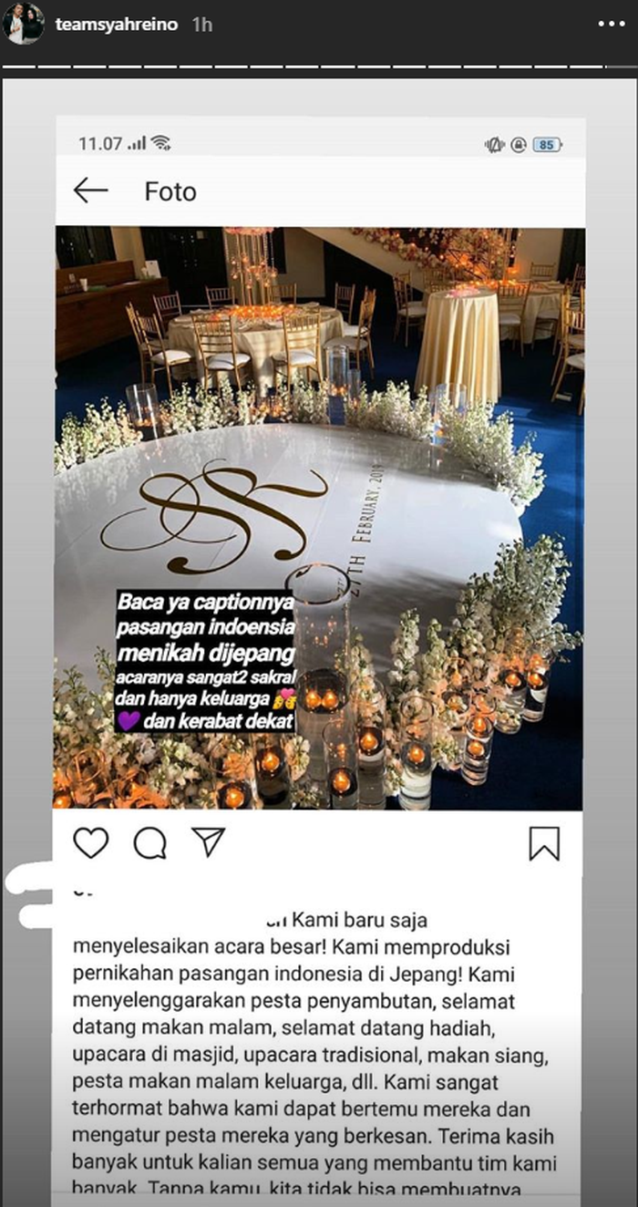 Mewahnya Pesta Pernikahan Syahrini-Reino Barack di Jepang Terekspos, Acaranya dari Sarapan Sampai Dinner!