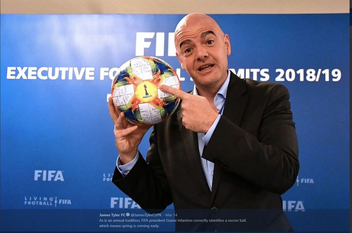 Presiden FIFA, Gianni Infantino.