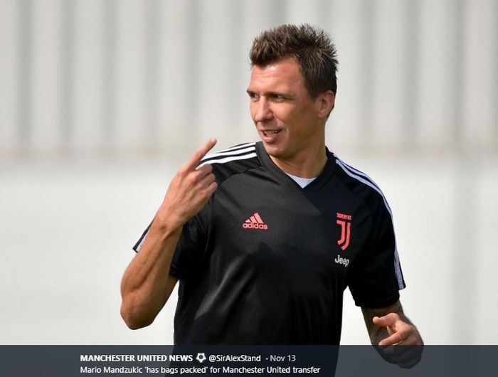 Striker Juventus, Mario Mandzukic.