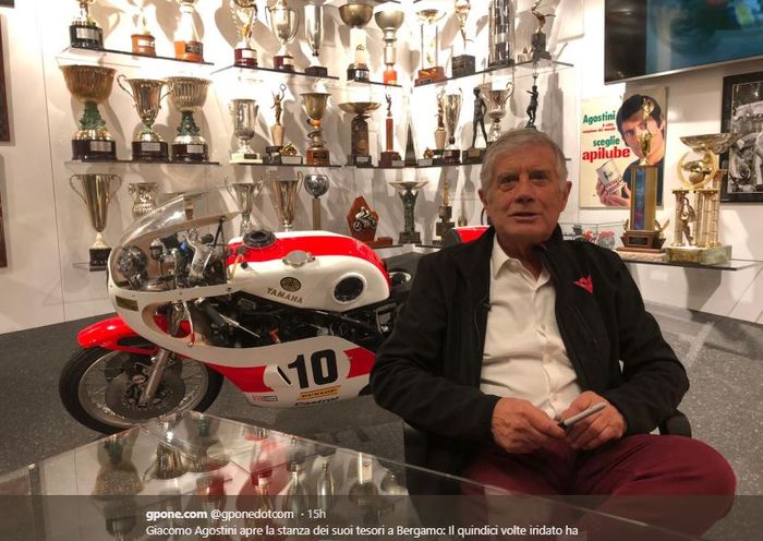 Pembalap legendaris MotoGP, Giacomo Agostini